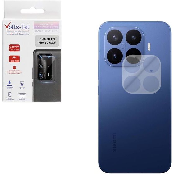 Volte-Tel Camera Tempered Glass Xiaomi 17T Pro 5G 6.83in 9H 0.30mm