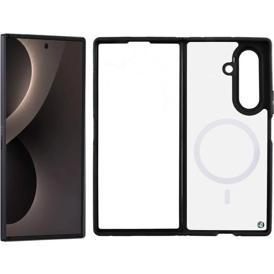 Volte-Tel ���� Samsung Z Fold 8 5G F971 8.0in Magsafe Back Cover Tpu Camera Guard BLACK