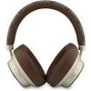 Guess Pu 4G Gold Script Metal Logo Enc Wireless Earphones Brown - (GUBHP83P4CSCMW)
