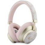 Guess Pu 4G Gold Script Metal Logo Enc Wireless Earphones Pink - (GUBHP83P4CSCMP)