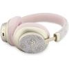 Guess Pu 4G Gold Script Metal Logo Enc Wireless Earphones Pink - (GUBHP83P4CSCMP)