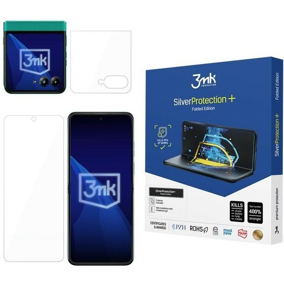 Film Antimicrobien 3MK SilverProtection+ Folded Edition For Motorola Razr 70 - (5903108771900)