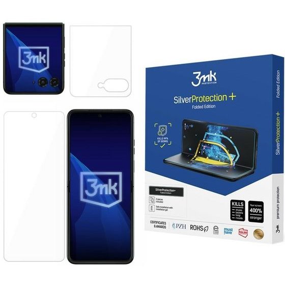 Film Antimicrobien 3MK SilverProtection+ Folded Edition For Motorola Razr 70 Plus/ - (5903108771894)