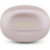 Guess Ear-Phones Ows Metalic Finish Electropated Parts Classic Logo Pink - (GUTWSOL3MEGP)