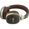 Guess Headphones Bluetooth Enc Metal 4G Script Logo Brown - (GUBHP72P4SMDW)