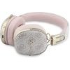 Guess Headphones Bluetooth Enc Metal 4G Script Logo Pink - (GUBHP72P4SMDP)