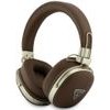Guess Headphones Bluetooth Enc Metal Grained Triangle Logo Brown - (GUBHP72PGTCSW)
