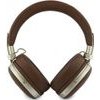 Guess Headphones Bluetooth Enc Metal Grained Triangle Logo Brown - (GUBHP72PGTCSW)