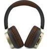 Guess Headphones Bluetooth Enc Rectangle Metal Script Brown - (GUBHV28HGCSMW)
