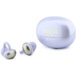 Guess Ows Ear-Phones Metalic Finish Electropated Parts Classic Logo Purple - (GUTWSOL3MEGU)