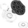 PopSockets Poptop Translucent Suck-Up Phone Grip And Stand Black - (807753)