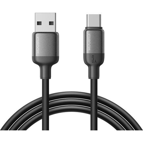 Joyroom S-A62 Lively Series 3A USB-A - USB-C Cable 1.2 m - Black - (S-A62 3A 1.2m black)