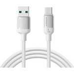 Joyroom S-A62 Lively Series 3A USB-A - USB-C Cable 1.2 m - White - (S-A62 3A 1.2m white)