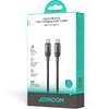 Joyroom S-A62 Lively Series 60W USB-C - USB-C Cable 1.2 m - Black - (S-A62 60W 1.2m black)