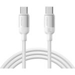 Joyroom S-A62 Lively Series 60W USB-C - USB-C Cable 1.2m - White - (S-A62 60W 1.2m white)