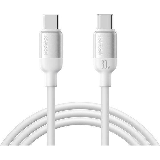Joyroom S-A62 Lively Series 60W USB-C - USB-C Cable 1.2m - White - (S-A62 60W 1.2m white)