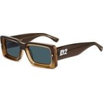 Dsquared2 Sunglasses Man (Lens/Bridge/Temple) 52/20/145 mm) - (D2-0142-S-9EN)