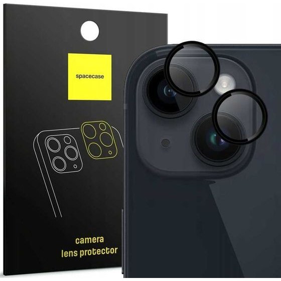 Spacecase Camera Ring iPhone 13/13 Mini black - (5905719102722)