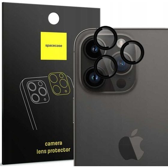 Spacecase Camera Ring iPhone 15 Pro / Pro Max black - (5905719104665)