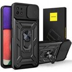 Spacecase Camring Galaxy A22 5G black - (5905123403446)