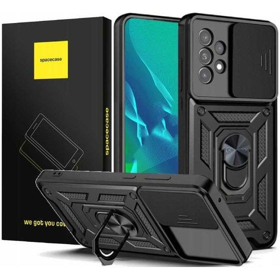 Spacecase Camring Galaxy A33 5G black - (5903943293315)