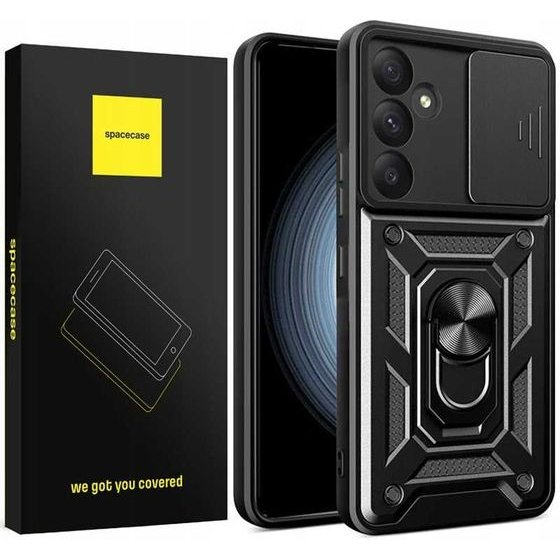 Spacecase Camring Galaxy A55 5G black - (5905719108847)