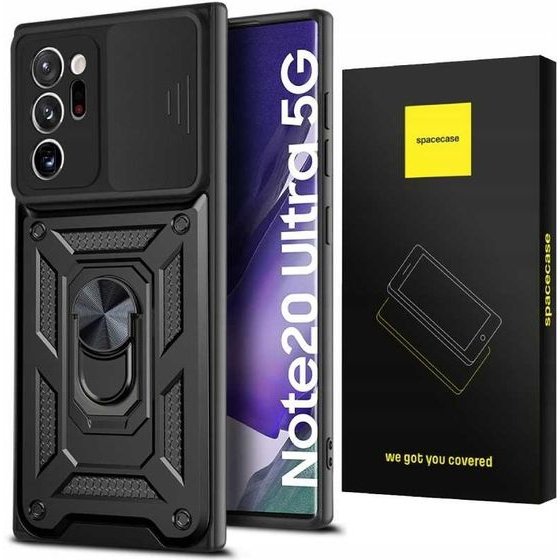 Spacecase Camring Galaxy Note 20 Ultra black - (5903943233182)