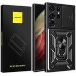 Spacecase Camring Galaxy S23 Ultra black - (5905123461316)