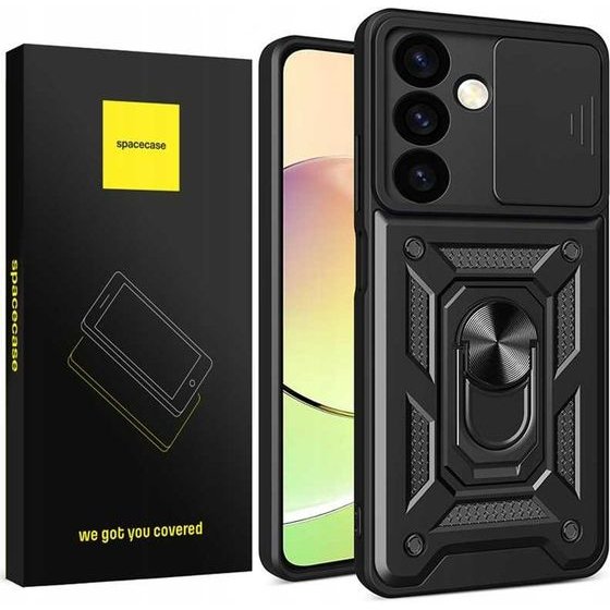 Spacecase Camring Galaxy S24 black - (5905719106904)