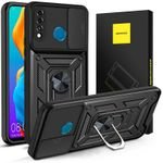 Spacecase Camring Huawei P30 Lite black - (5905123403491)