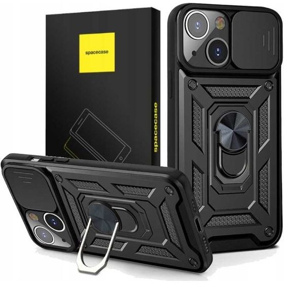 Spacecase Camring iPhone 13 Mini black - (5903943237333)
