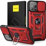 Spacecase Camring iPhone 14 Pro red - (5905123426834)