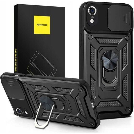 Spacecase Camring iPhone Xr black - (5905123403262)