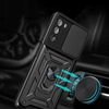 Spacecase Camring Moto G51 5G black - (5905123461897)