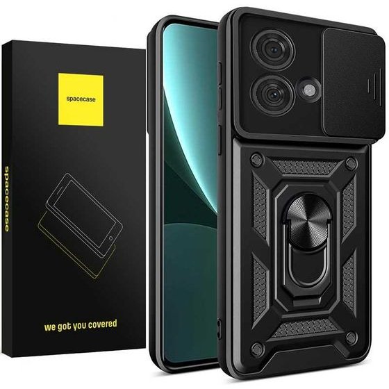 Spacecase Camring Motorola Edge 40 Neo black - (5905719105785)