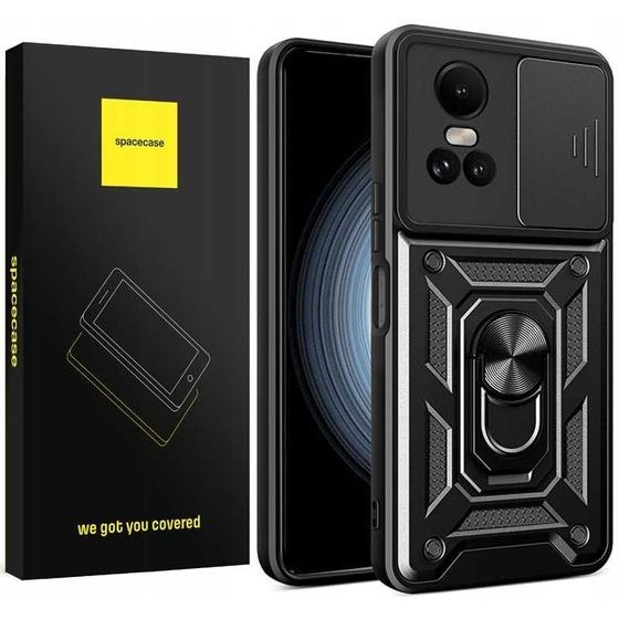Spacecase Camring Oppo 10/10 Pro 5G black - (5905719104900)