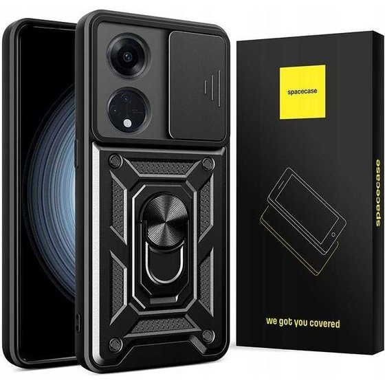 Spacecase Camring Oppo A98 5G black - (5905719038854)