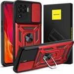 Spacecase Camring Oppo Reno 5 Lite red - (5903943238118)