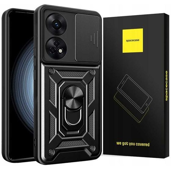 Spacecase Camring Oppo Reno 8T black - (5905123475689)