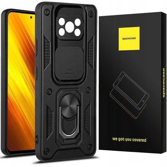 Spacecase Camring Poco X3 Pro black - (5903943235193)