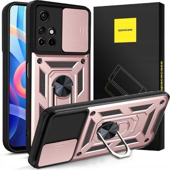 Spacecase Camring Poco X4 Pro 5G pink - (5903943293421)