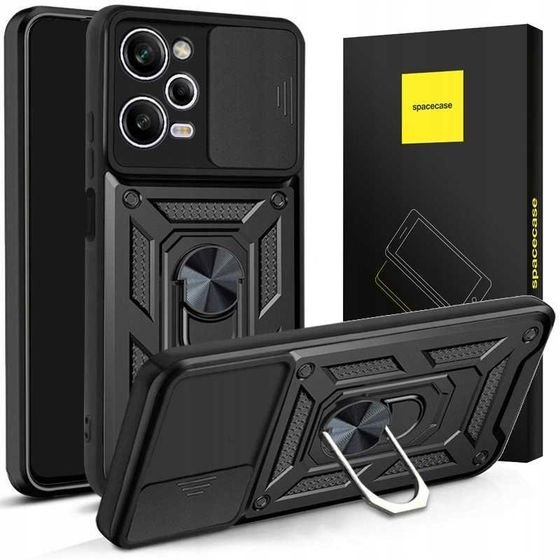 Spacecase Camring Poco X5 Pro/Note 12 Pro black - (5905123461637)