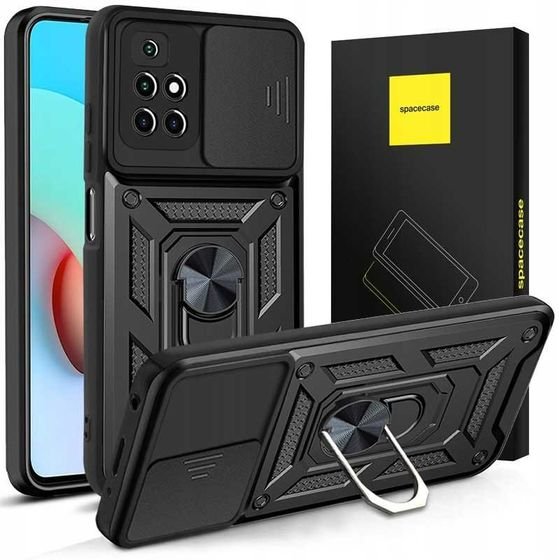 Spacecase Camring Redmi 10 black - (5905123403613)