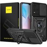 Spacecase Camring Vivo Y21s black - (5903943238354)
