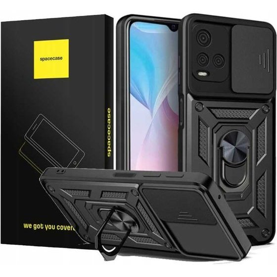 Spacecase Camring Vivo Y21s black - (5903943238354)