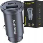 Spacecase Car Charger 30W Dual Port C30AC-11 black - (5905719132354)