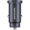 Spacecase Car Charger 30W Dual Port C30CC-12 black - (5905719132361)