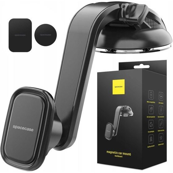 Spacecase Car Holder SC11 Dash Magnetic black - (5905719039042)