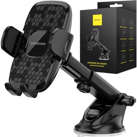 Spacecase Car Holder SC13 Ghost Dash/Windshield black - (5905719039066)