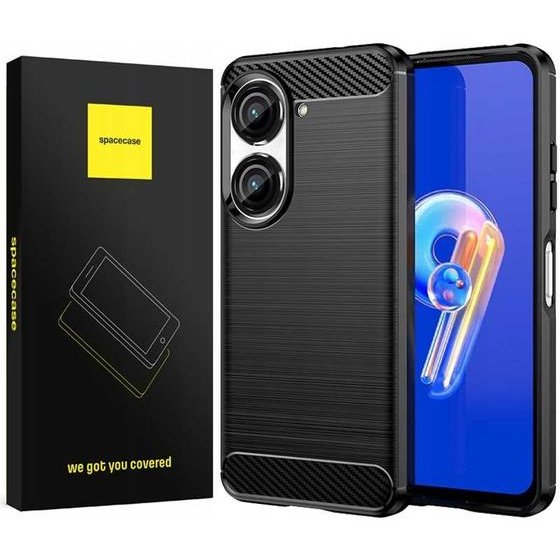 Spacecase Carbon Asus Zenfone 9 / 10 czarny - (5905123421242)